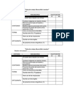 Lista de Cotejo Rescribir Cuentos