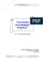 Pritchard, Evans - Teorias de La Religion Primitiva