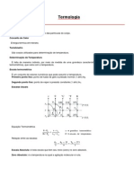 Resumo - Termologia