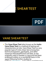 Vane Shear Test