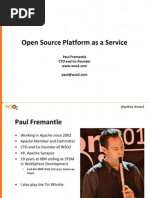 Open Source Platform As A Service: Paul Fremantle CTO and Co-Founder