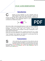 CARBOXYLIC ACID Derivatives - Salts and Reactions