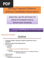 Mining Frequent Patterns Without Candidate Generation