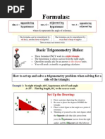 Trigonometry of Right Triangles