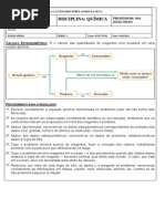 Exercícios Cálculo Estequiométrico 2014