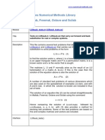 M-Files Numerical Methods Library Matlab, Freemat, Octave and Scilab