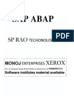 SAP-ABAP Material BY S .P.RAO