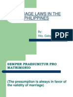 Marriage Laws in The Philippines: By: Atty. Gaby Concepcion