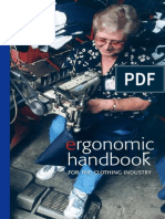 Handbook of Ergonomic For The Clothing Industry