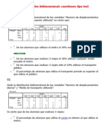 Estadística de Correlacion Bidimensional Cuestionario Test