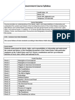 Government Course Syllabus 2014