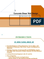 Concrete Shear Wall Design: by Wira Tjong, S.E