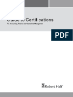 Guide To Certifications Robert Half