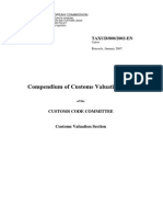 Compendium of Customs Valuation