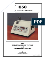 C50 Tablet Hardness Tester Handbook