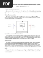 Using Software Gambit 2.0 and Fluent 6.0 For Simulation of Heat Mass Transfer Problems