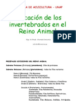 CLASE 1 Ubicación de Los Invertebrados en El Reino Animal