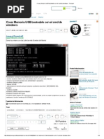 Crear Memoria USB Booteable Con El CMD de Windows - Taringa!