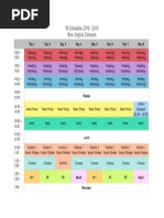 1B Master Schedule