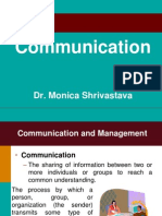 Communication: Dr. Monica Shrivastava