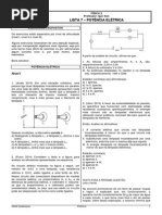 Lista 7 - Potência Elétrica