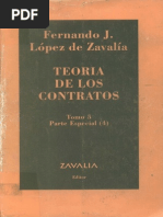 Teoria de Los Contratos - Tomo 5 - Fernando Lopez de Zavalia