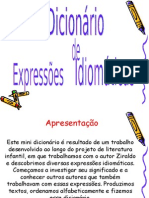 Dicionário de Expressões Idiomáticas