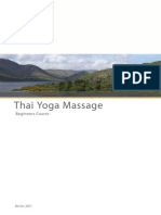 Thai Yoga Massage-Beginners Course