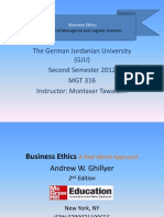 Business Ethics - Part 1 - Chapter 1 