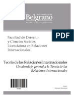 Teoria de Las Relaciones Internacionales - Bartolome