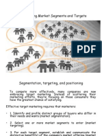 Identify Market Segments and Targets