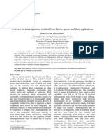 A Review On Anthraquinones Isolated From Cassia Species and Their Applications