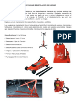 Equipos para La Manipulacion de Cargas