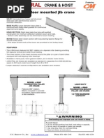 Floor Mounted Jib Crane