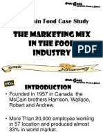 McCain Food Case Study