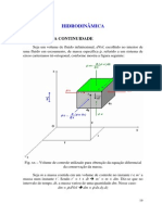 Hidrodinâmica - Equação Da Continuidade