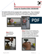 Oil Sampling Process For Qualitrol DGA 150/250/400: Step 1: Step 2