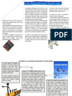 Caracteristicas de La Investigacion de Operaciones