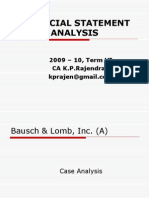 Bausch & Lomb - Case Analysis