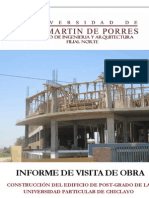 Informe de Visita de Obra