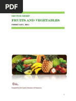 Sector Brief Fruits Vegetables 2011