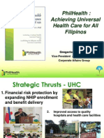 Philhealth: Achieving Universal Health Care For All Filipinos