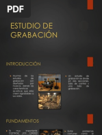 ESTUDIO DE GRABACióN