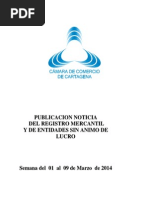 Boletin Super Del 01 Al 09 de Marzo de 2014