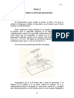 Fotogrametría. Tema 9: RECTIFICACIÓN DE IMÁGENES