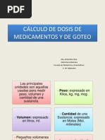 Cálculo Dosis de Medicamentos