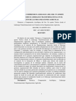 Tg-Dr-Gerencia Axiologica - Liderazgo Transformacional - 21 Marzo