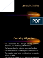 Attitude Scaling: Ravi Shankar Rai