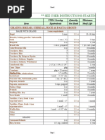 Food Planner For Long-Term Storage