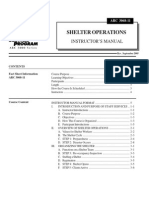 Shelter Operations Instructor Manual